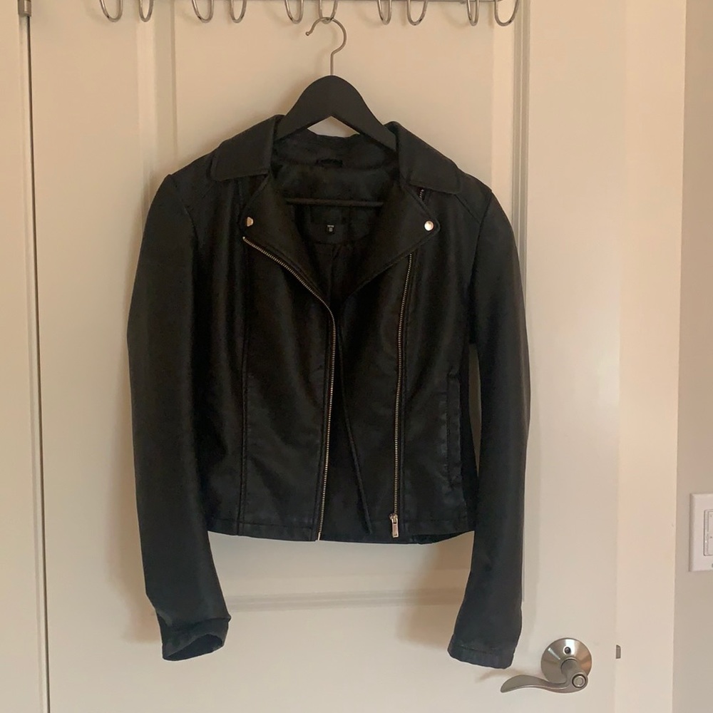 Dynamite Faux Leather Jacket